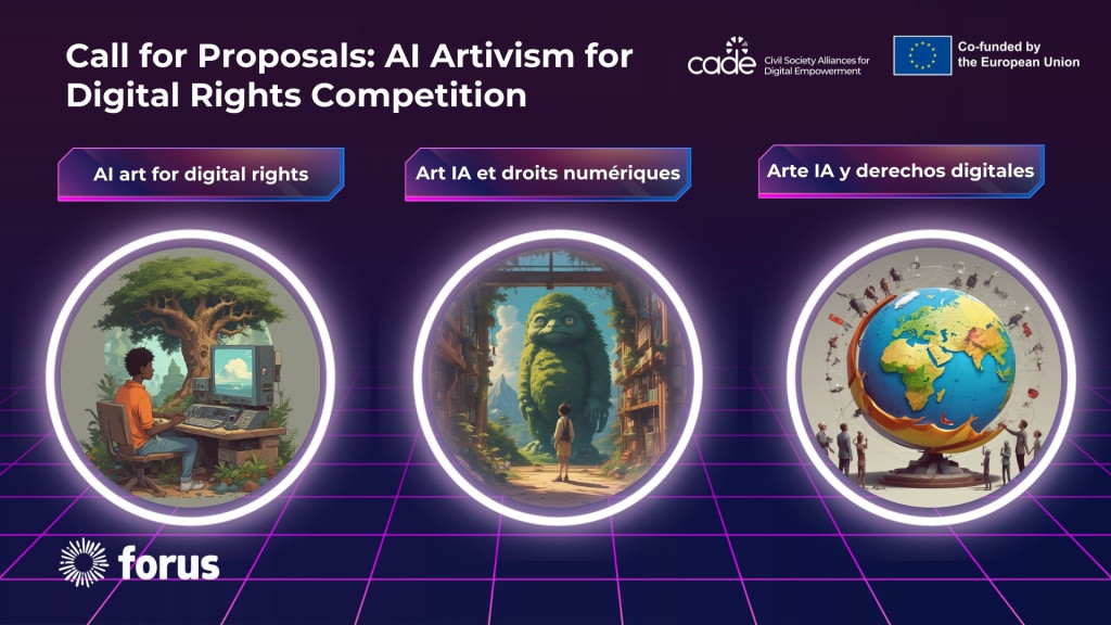 Call for Proposals: AI Artivism for Digital Rights Competition